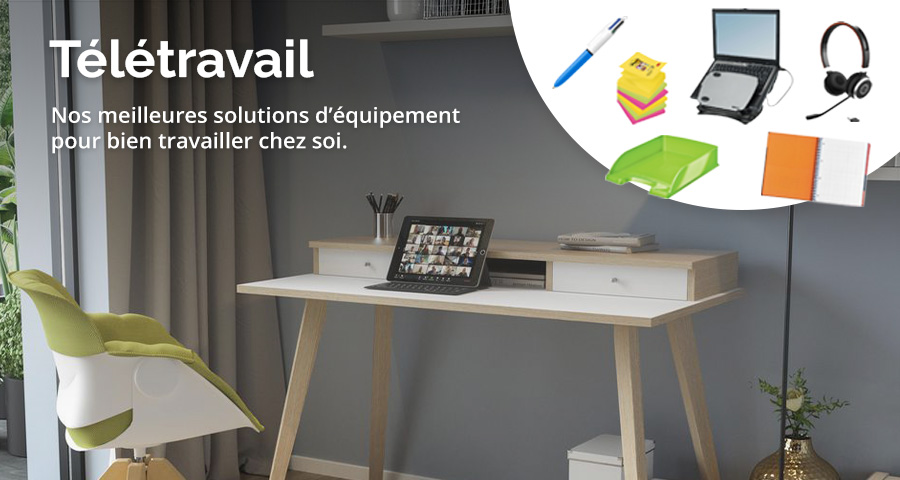 Nos meilleures solutions d'équipement pour bien travailler chez soi !